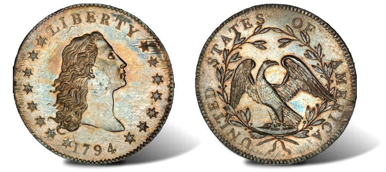 1794 Silver Dollar Coin Sells for World Record Million | CoinNews