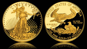 2012-W $50 American Eagle Gold Proof Coin