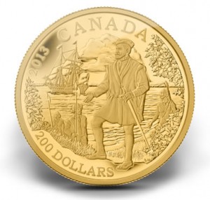 2013 $200 Jacques Cartier Gold Coin