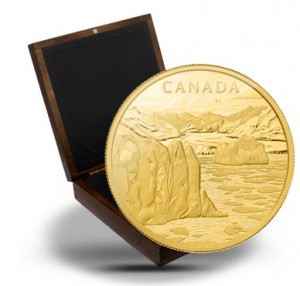 2013 $2,500 Canada's Arctic Landscape 1 Kilo Gold Coin