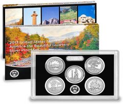 Debut Sales for 2013 America the Beautiful Quarters Silver Proof Sets
