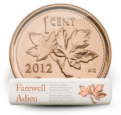 Special Rolls of Final Canadian Pennies for Circulation