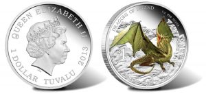 2013 European Green Dragon Coin Ends Dragons of Legend Series