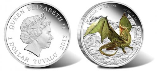 2013 European Green Dragon Coin
