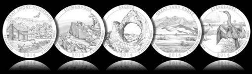 2014 America the Beautiful Quarter and 5 Oz Silver Coin Design Candidates