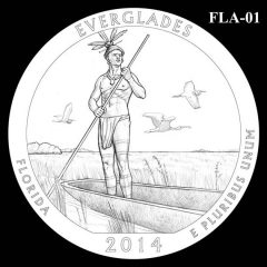 Everglades National Park - Quarter and Coin Design Candidate FLA-01