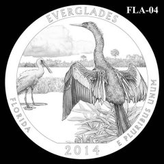 Everglades National Park - Quarter and Coin Design Candidate FLA-04