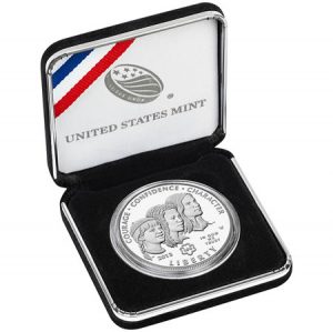 Girl Scouts Silver Dollar in U.S. Mint Presentation Case