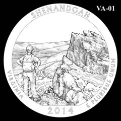 Shenandoah National Park - Quarter and Coin Design Candidate VA-01