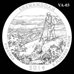 Shenandoah National Park - Quarter and Coin Design Candidate VA-03
