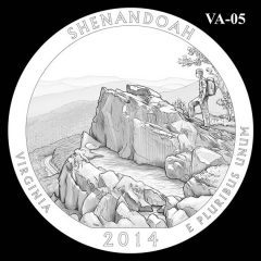 Shenandoah National Park - Quarter and Coin Design Candidate VA-05