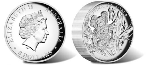 2013 Australian Koala 5 oz. High Relief Silver Proof Coin