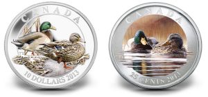 2013 Canadian Mallard Coins Celebrate DUC Anniversary