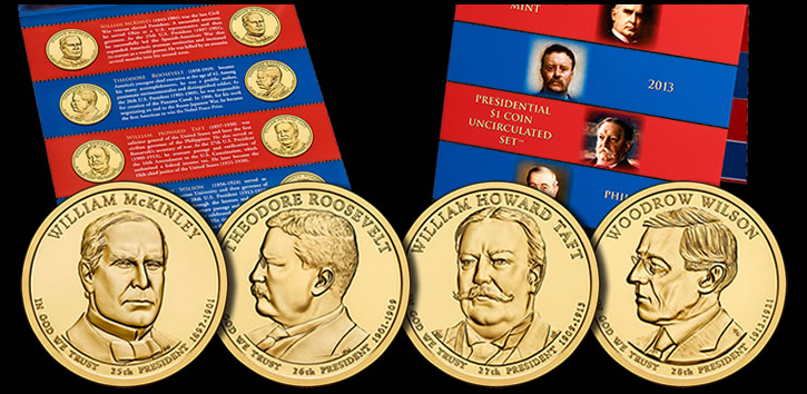 Annual 2013 Presidential $1 Coin Uncirculated Set | Coin News