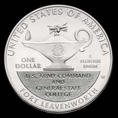 2013-W Uncirculated 5-Star Generals Silver Dollar Reverse