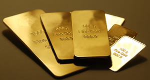 Different Sized Gold Bars