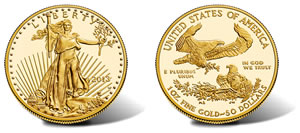 2013 $50 Proof American Gold Eagle