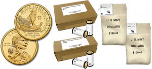 2013 Native American $1 Dollar Coins in Rolls, Boxes and Bags