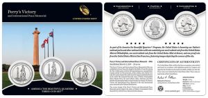Perry's Victory Quarters Three-Coin Set