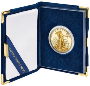 2013-W $50 Proof American Gold Eagle and Case