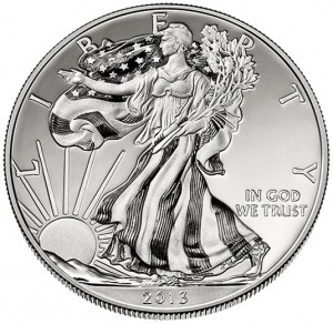 2013-W Enhanced Uncirculated American Silver Eagle - Obverse