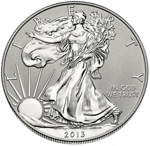 2013-W Reverse Proof American Silver Eagle - Obverse