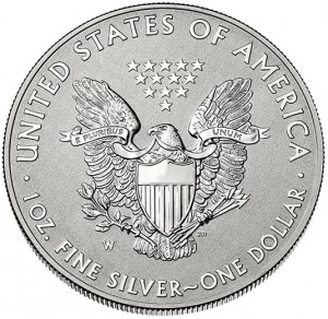2013-W Reverse Proof American Silver Eagle - Reverse