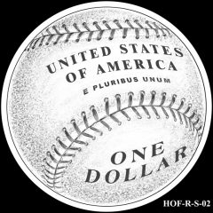 Baseball Coin Design S-02 Candidate