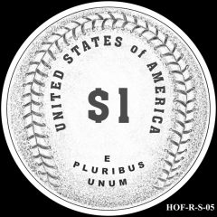 Baseball Coin Design S-05 Candidate