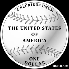 Baseball Coin Design S-06 Candidate