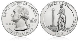 2013-P Perry's Victory Five Ounce Silver Uncirculated Coin