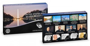 2013 US Mint Silver Proof Set Packaging