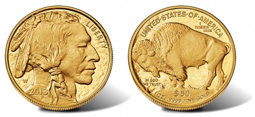 2013-W $50 American Buffalo One Ounce Gold Proof Coin