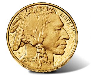 2013-W $50 Proof Gold Buffalo - Obverse
