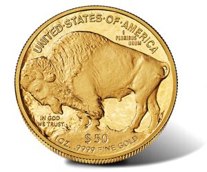 2013-W $50 Proof Gold Buffalo - Reverse