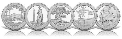 America the Beautiful Coins for 2013