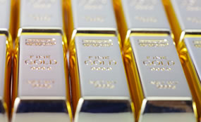 Nine Gold Bullion Bars
