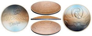 Shapes of 2014 National Baseball Hall of Fame Commemorative Coins