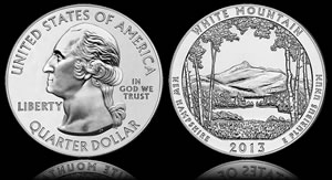 White Mountain Five Ounce Silver Bullion Coin