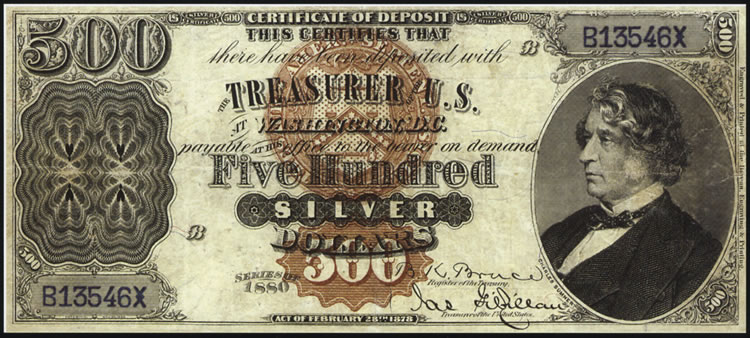 Stack's Bowers Galleries Sells 1891 $1,000 Marcy Silver Certificate for  $2.6 Million