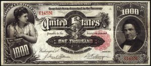 1891 $1,000 Marcy Silver Certificate Sold for Record $2.6 Million 1891 $1,000 Marcy Silver Certificate Sold for Record $2.6 Million