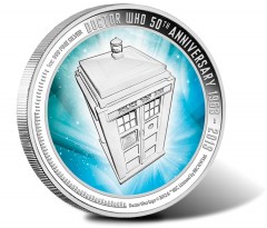 2013 Doctor Who 50th Anniversary Coins Depict TARDIS