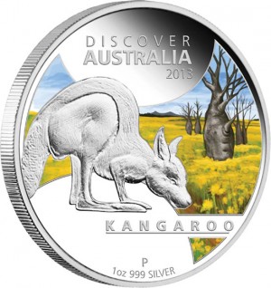 2013 Kangaroo Silver Proof Coin
