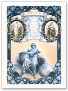 2013 Peace Intaglio Print from Ideals in Allegory Series