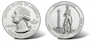 2013 Perry's Victory 5 Oz Silver Uncirculated Coin 2013 Perry's Victory 5 Oz Silver Uncirculated Coin