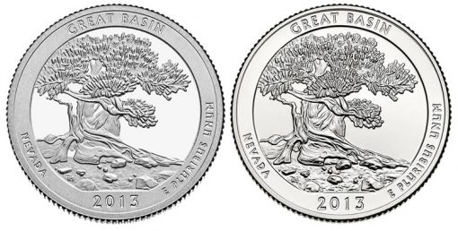 2013 Proof and Uncirculated Great Basin National Park Quarters