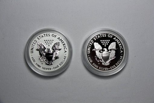 2013-W Reverse Proof and Enhanced Uncirculated American Silver Eagles - Reverses
