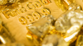 999.9 Fine Gold Bar and Nuggets