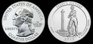Perry's Victory Five Ounce Silver Bullion Coin