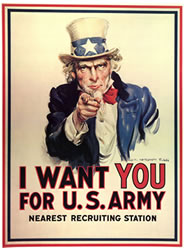 Uncle Sam - I Want You, WWI